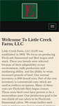 Mobile Screenshot of littlecreekcattle.com